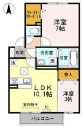 アンヌプリの物件間取画像